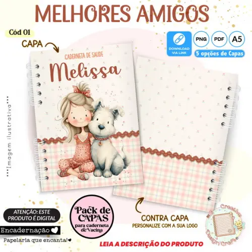 Arquivo Digital Capas Caderneta de Saúde Melhores Amigos - 1