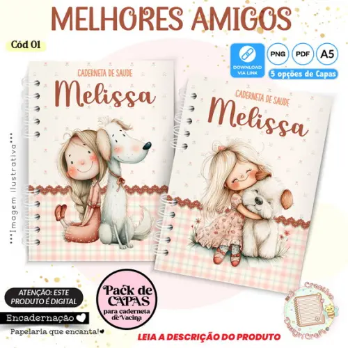 Arquivo Digital Capas Caderneta de Saúde Melhores Amigos - 1