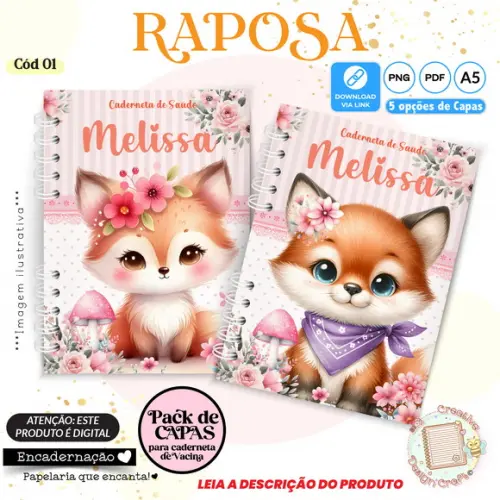 Arquivo Digital Capas Caderneta de Saúde Raposa - 1