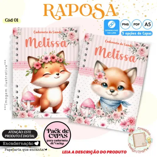 Arquivo Digital Capas Caderneta de Saúde Raposa - 1