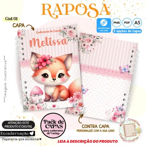 Arquivo Digital Capas Caderneta de Saúde Raposa - 1