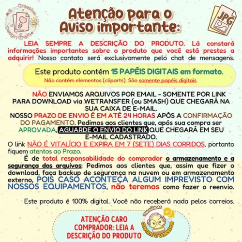 Papéis Digitais Folhas Tropicais Kit 1