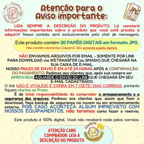 Papéis Digitais Viagem Kit 1