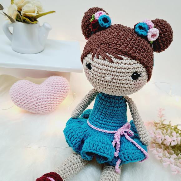 Boneca Cloé Amigurumi
