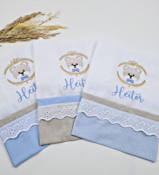Kit c/ 3 Fraldinhas de Boca