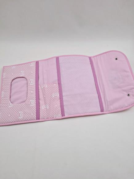 Kit de Porta Fraldas Trocador de Bolsa e Porta Caderneta