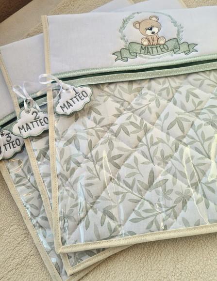 Kit Envelope Organizador Maternidade
