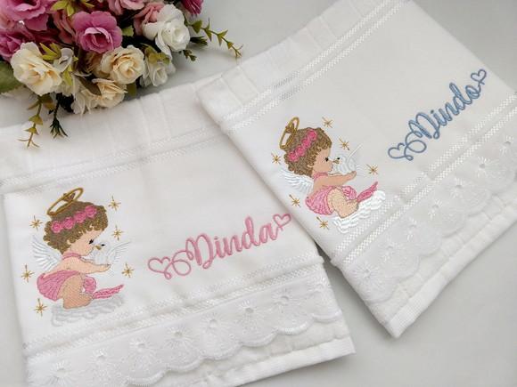 Kit de Toalhas para Dinda e Dindo