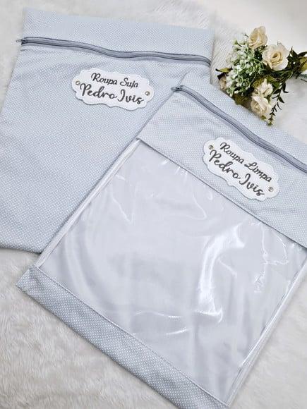Kit Saquinho para Roupa Suja ou Limpa