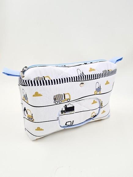 Necessaire Porta Fraldas e Lenço Umedecido