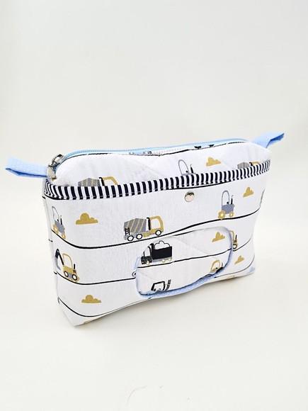 Necessaire Porta Fraldas e Lenço Umedecido