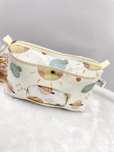Necessaire Porta Fraldas e Lenço Umedecido