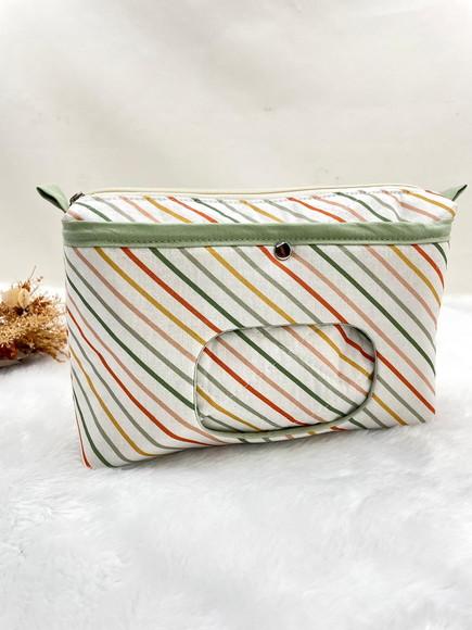 Necessaire Porta Fraldas e Lenço Umedecido