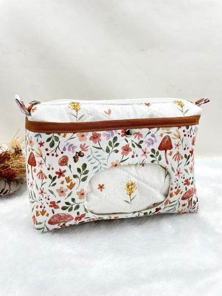 Necessaire Porta Fraldas e Lenço Umedecido