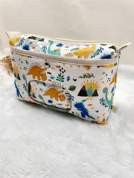 Necessaire Porta Fraldas e Lenço Umedecido