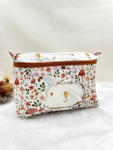 Necessaire Porta Fraldas e Lenço Umedecido