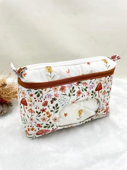 Necessaire Porta Fraldas e Lenço Umedecido