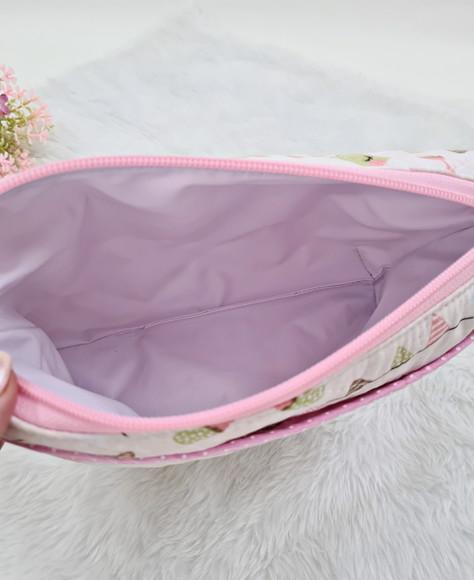 Necessaire Porta Fraldas e Lenço Umedecido