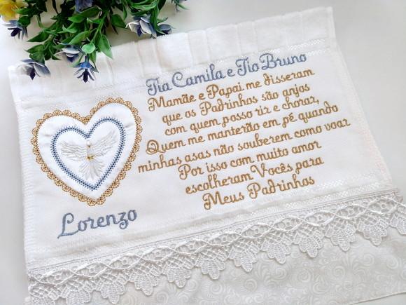 Toalha Convite Batizado