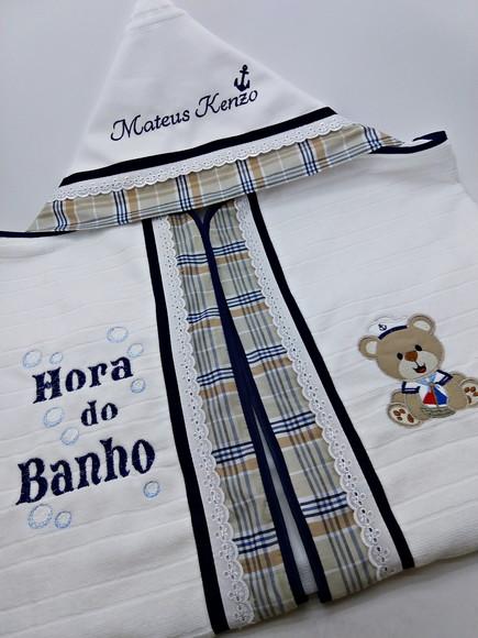 Toalha de Banho Felpuda com Capuz