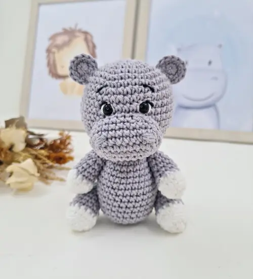 Hipopotamo Amigurumi