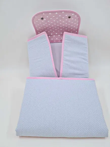 Kit de Porta Fraldas e Trocador de Bolsa