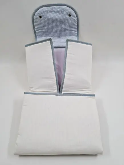 Kit de Porta Fraldas Trocador de Bolsa e Porta Caderneta
