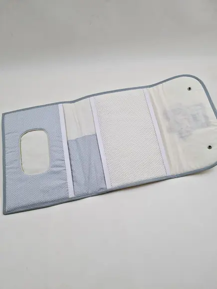 Kit de Porta Fraldas Trocador de Bolsa e Porta Caderneta