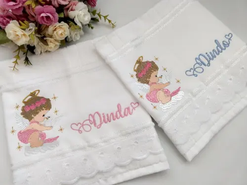 Kit de Toalhas para Dinda e Dindo