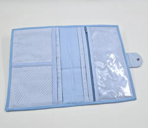 Kit Porta Fraldas e Porta Caderneta de Vacinas