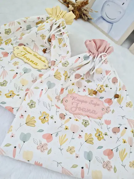 Kit Saquinho para Roupa Suja e Limpa