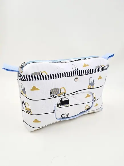 Necessaire Porta Fraldas e Lenço Umedecido