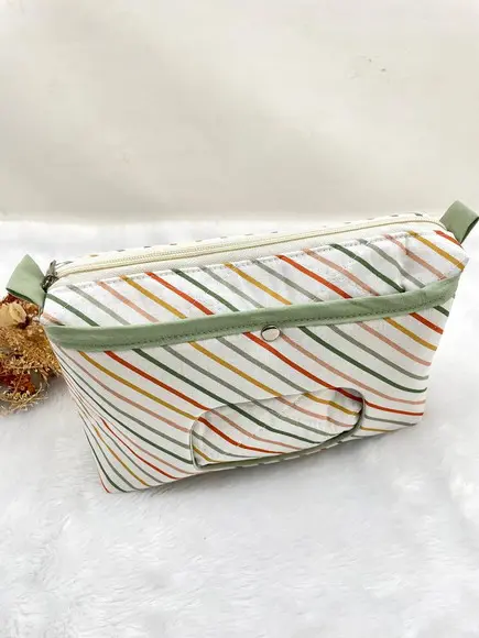 Necessaire Porta Fraldas e Lenço Umedecido