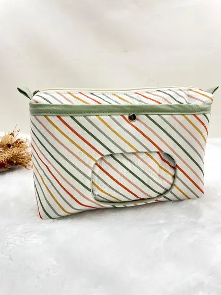 Necessaire Porta Fraldas e Lenço Umedecido