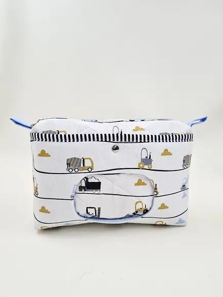 Necessaire Porta Fraldas e Lenço Umedecido