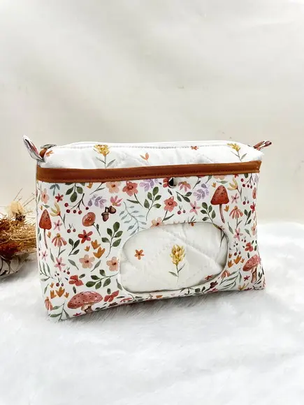 Necessaire Porta Fraldas e Lenço Umedecido