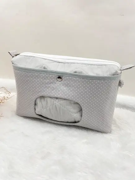 Necessaire Porta Fraldas e Lenço Umedecido