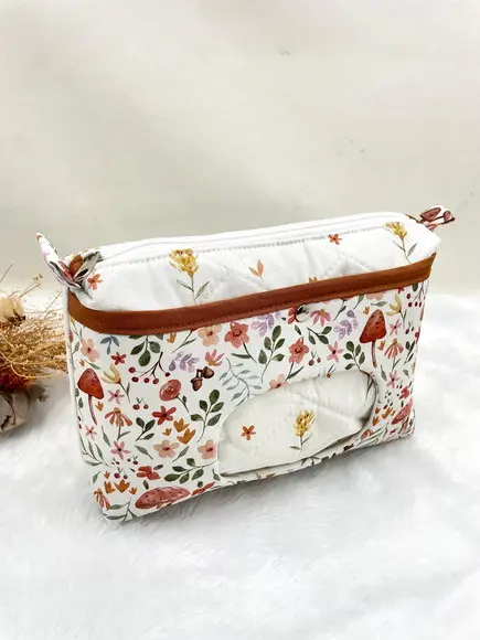 Necessaire Porta Fraldas e Lenço Umedecido