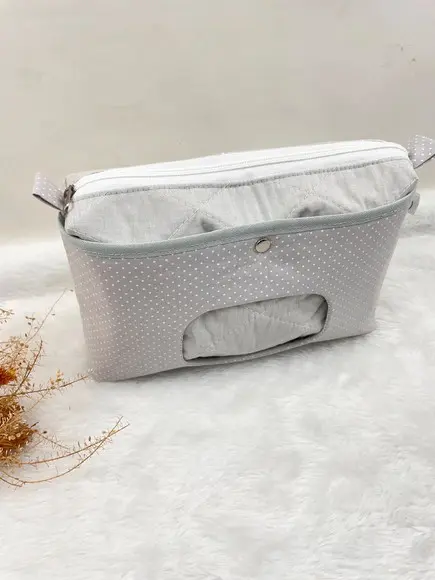 Necessaire Porta Fraldas e Lenço Umedecido