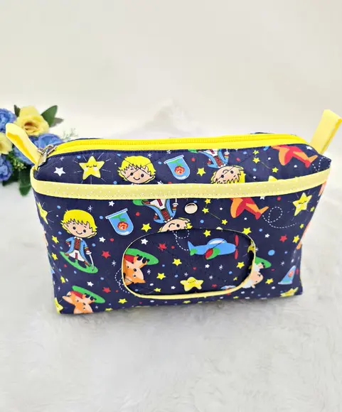 Necessaire Porta Fraldas e Lenço Umedecido