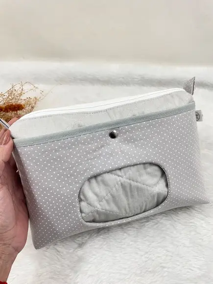 Necessaire Porta Fraldas e Lenço Umedecido