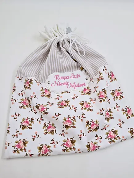 Saquinho para Roupa Suja ou Limpa