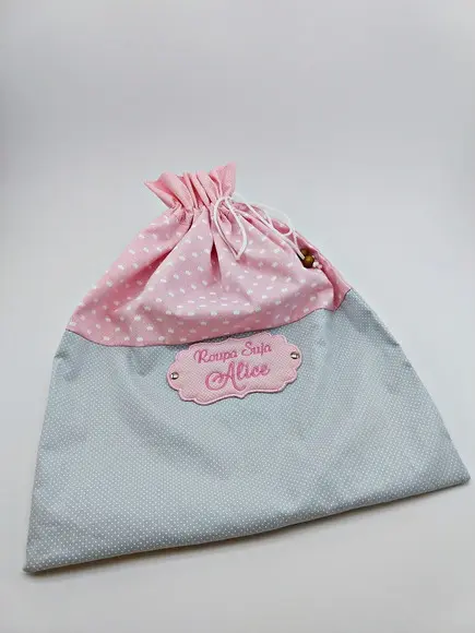 Saquinho para Roupa Suja ou Limpa