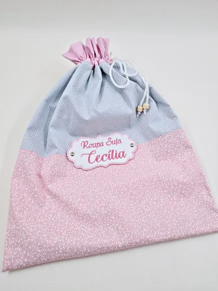 Saquinho para Roupa Suja ou Limpa
