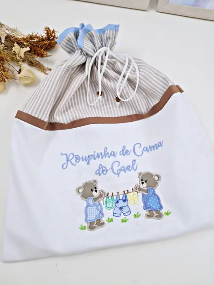 Saquinho para Roupa Suja ou Limpa