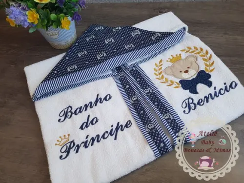 Toalha de Banho Felpuda com Capuz