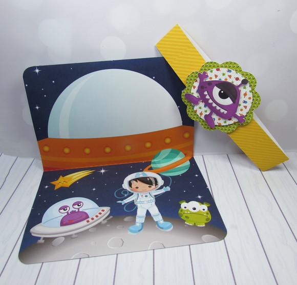 ARQUIVO CAIXA SILHOUETTE ASTRONAUTA MARAVILHOSO LUXO
