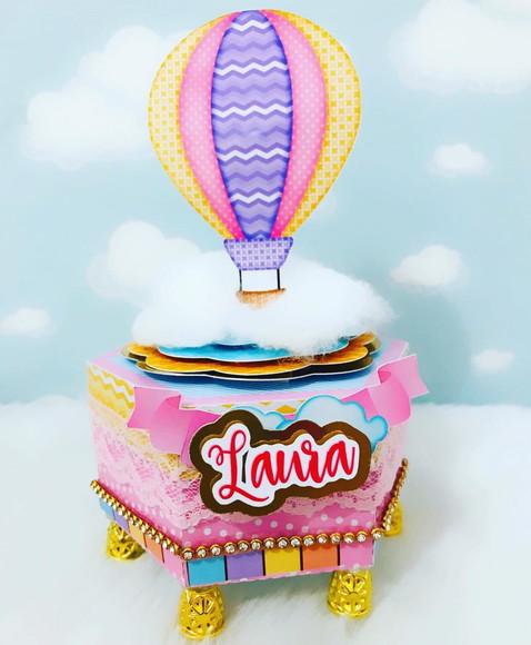 Arquivo Caixa Silhouette Balão Candy Luxo