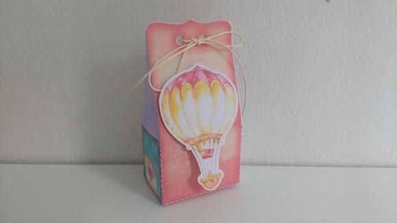 Arquivo Caixa Silhouette Balão Menina