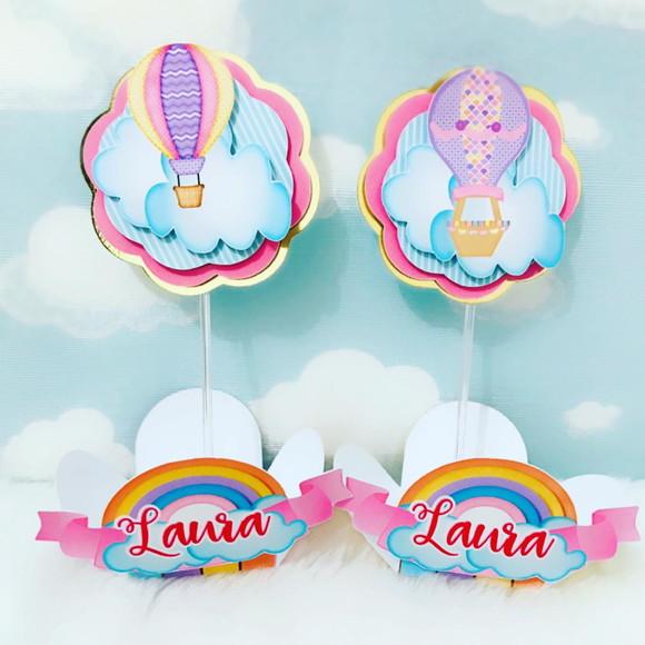Arquivo Caixa Silhouette Balão Candy Luxo